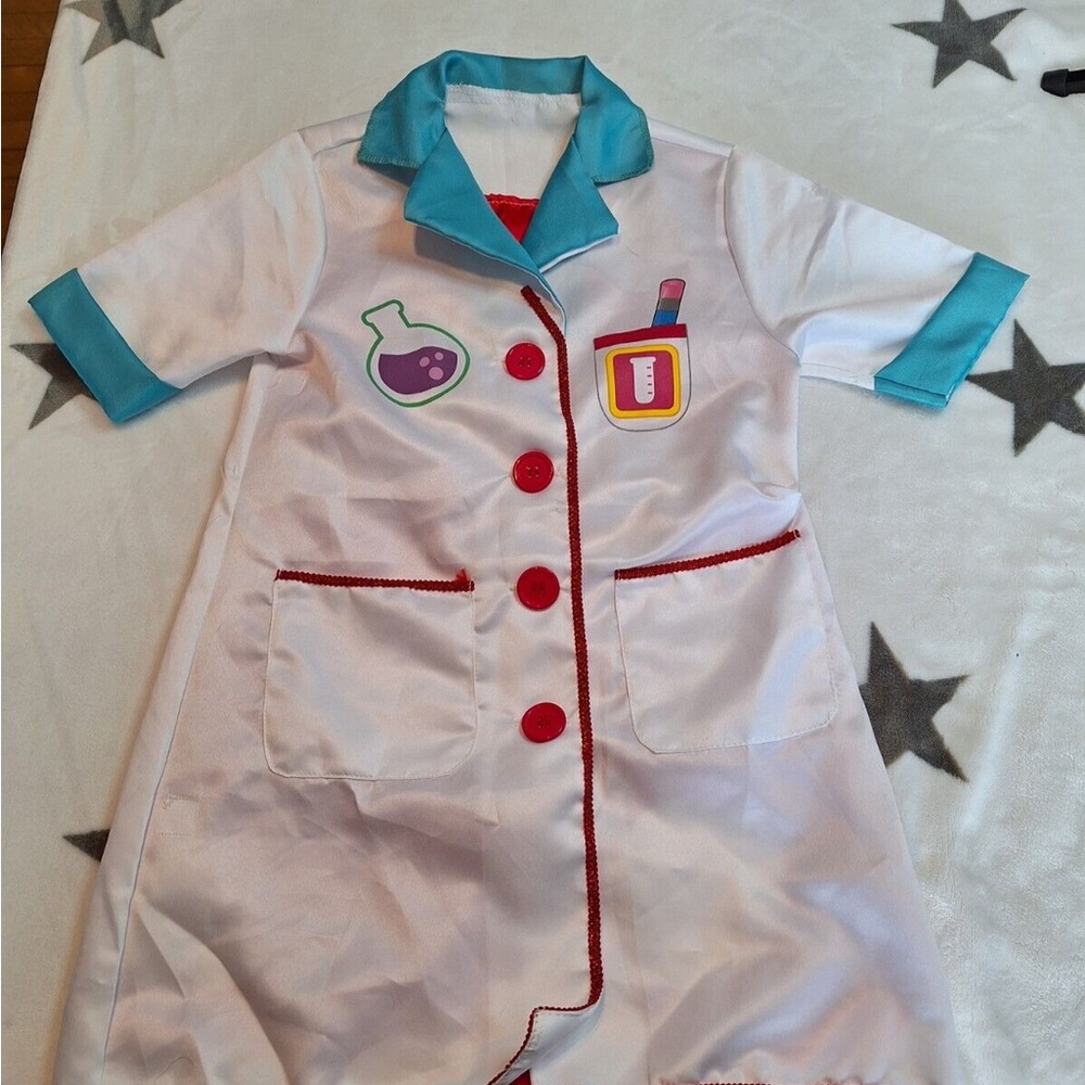 Netflix Ada Twist Scientist Dress -Up Just Play Costume Pretend 4-6x Jacket